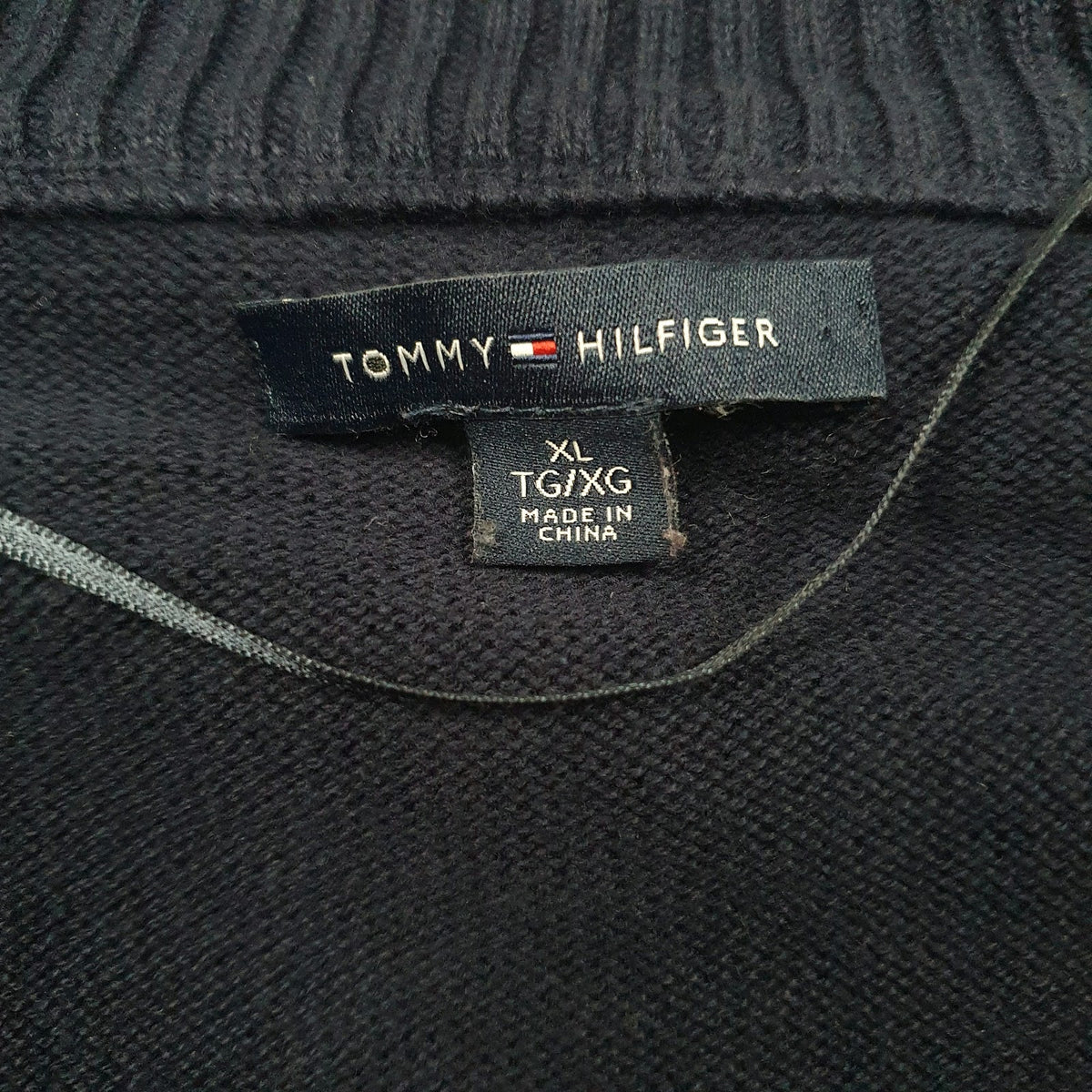 Womens Red Tommy Hilfiger  V Neck Jumper