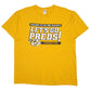 Mens Yellow Fruit Of The Loom Nashville Predators Short Sleeve T Shirt