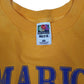 Mens Yellow Fruit Of The Loom Marion Giants Wrestling  T Shirt