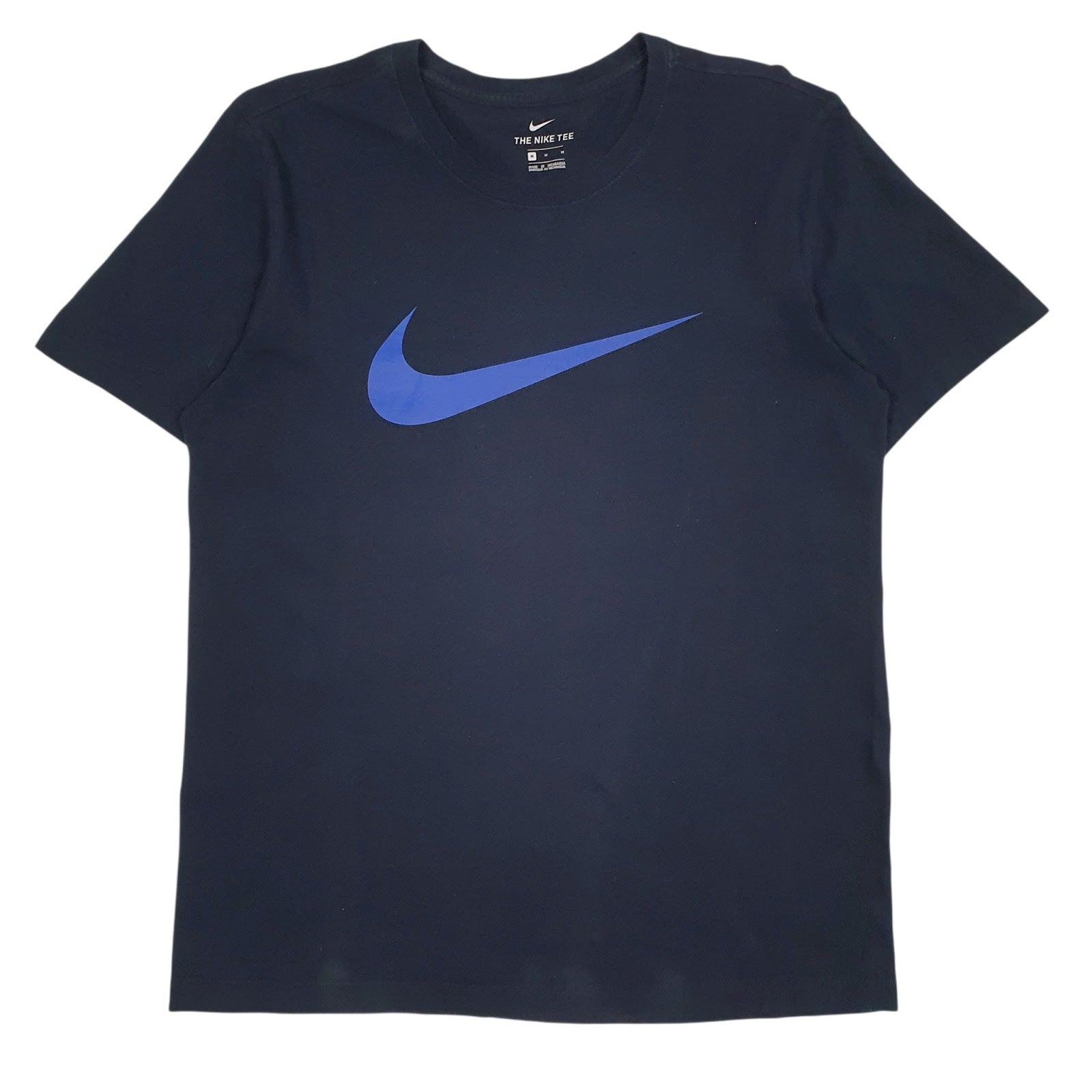 Mens Navy Nike Swoosh Short Sleeve T Shirt