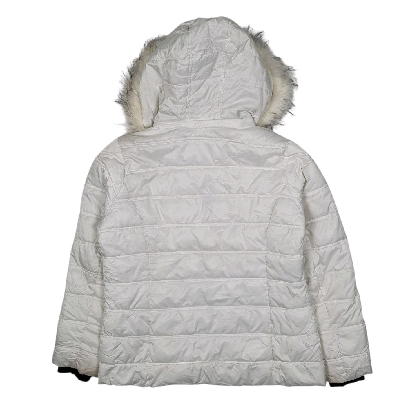 Womens White Nautica Parka  Coat