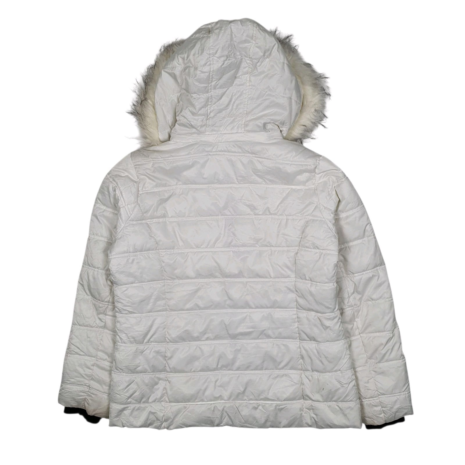 Womens White Nautica Parka  Coat