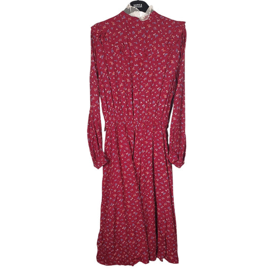 Womens Red Unbranded Floral Print  Dress