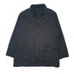Mens Black Barbour Button Up  Coat