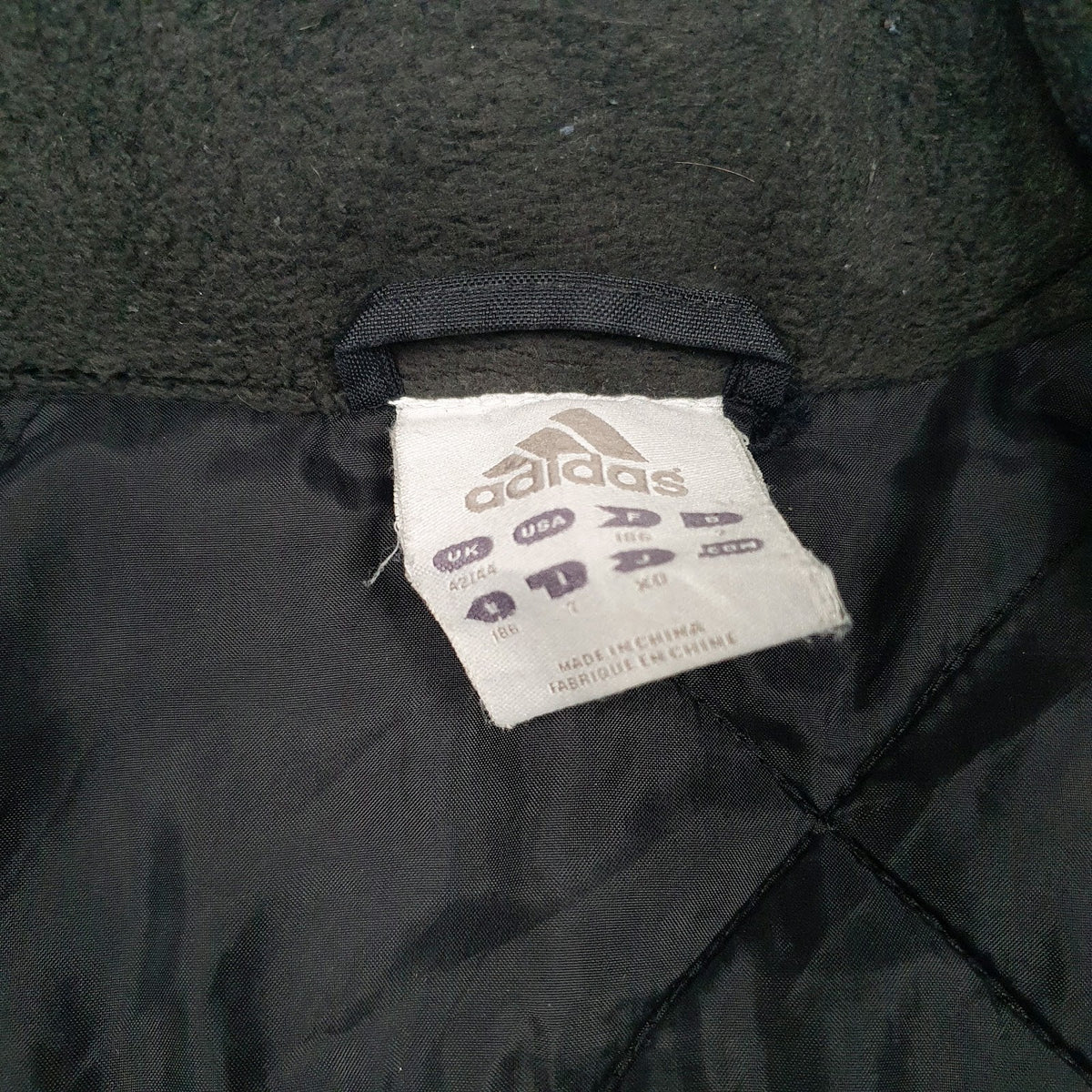 Mens Black Adidas   Coat