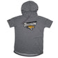 Mens Grey Underarmour Field Hockey Short Sleeve Hoodie Jumper