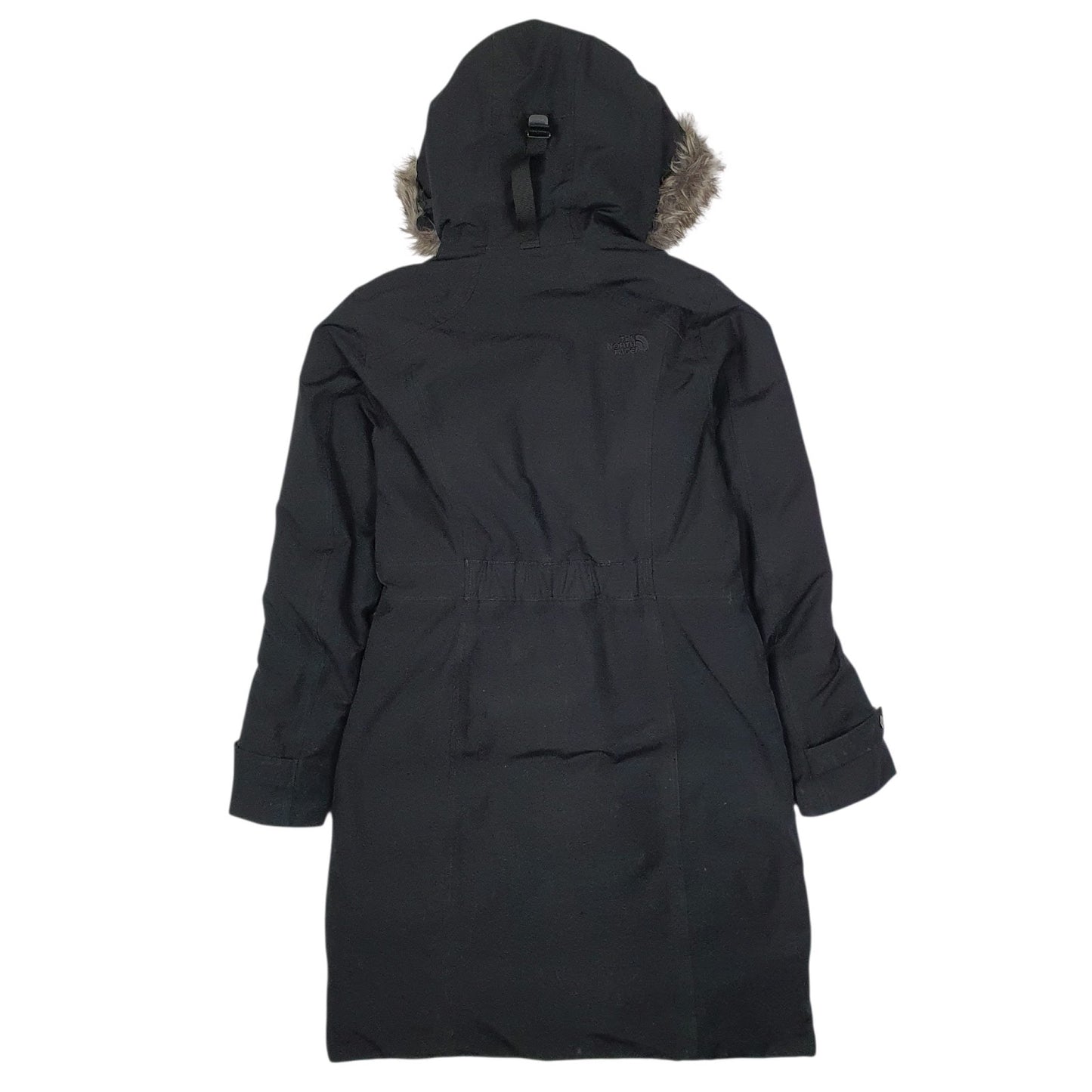 Womens Black The North Face Long Line Trench  Coat