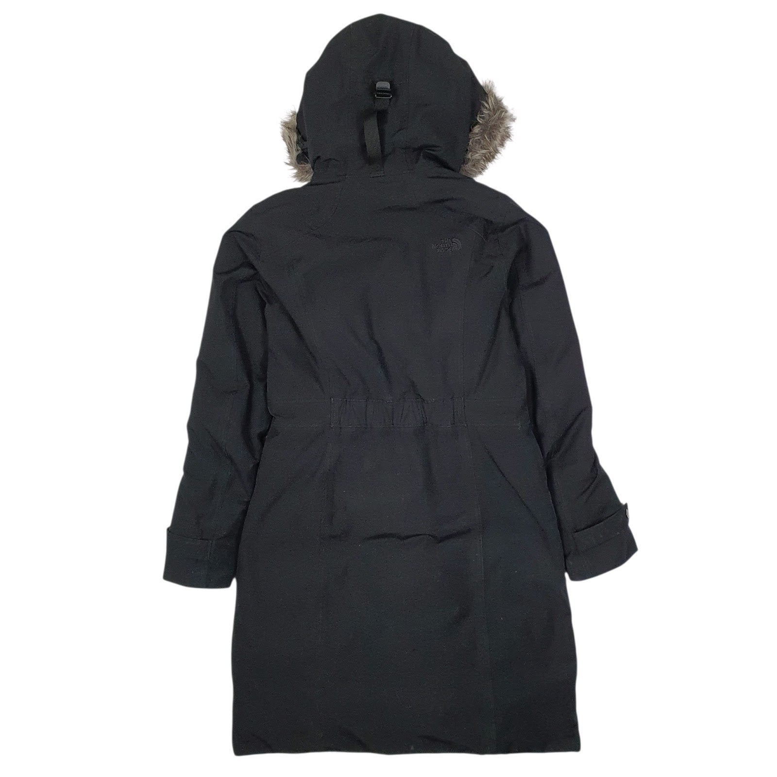 Womens Black The North Face Long Line Trench  Coat