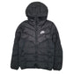 Mens Black Nike  Crewneck Coat