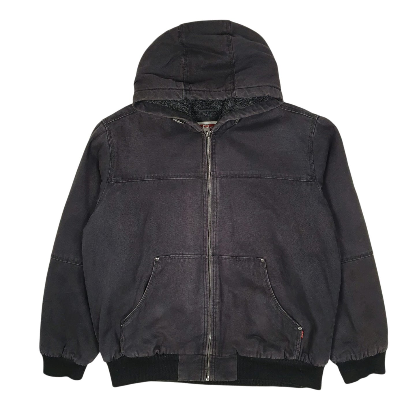 Mens Black Levis Sherpa Lined Active Hoodie  Coat