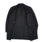 Mens Black Biagiotti Uomo Italian Tailoring  Coat