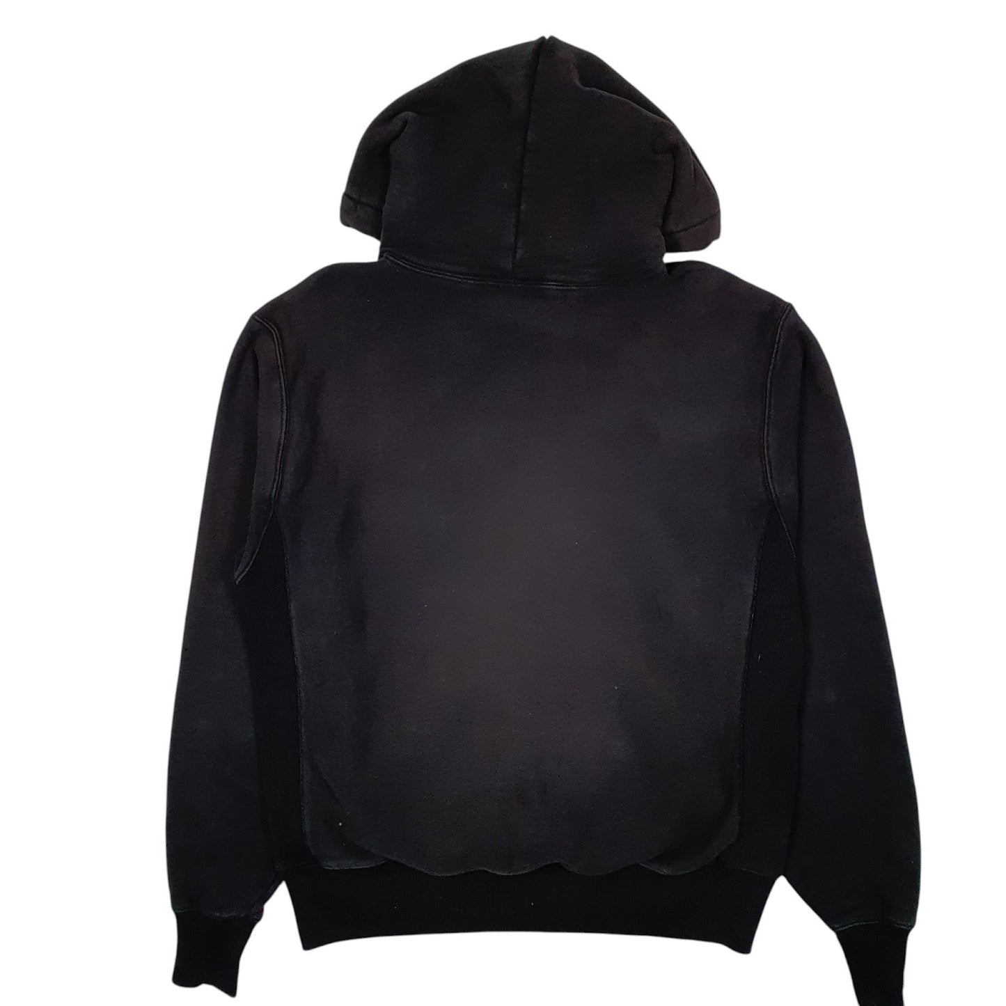 Mens Black Champion Reverse Weave Hoodie Jumper