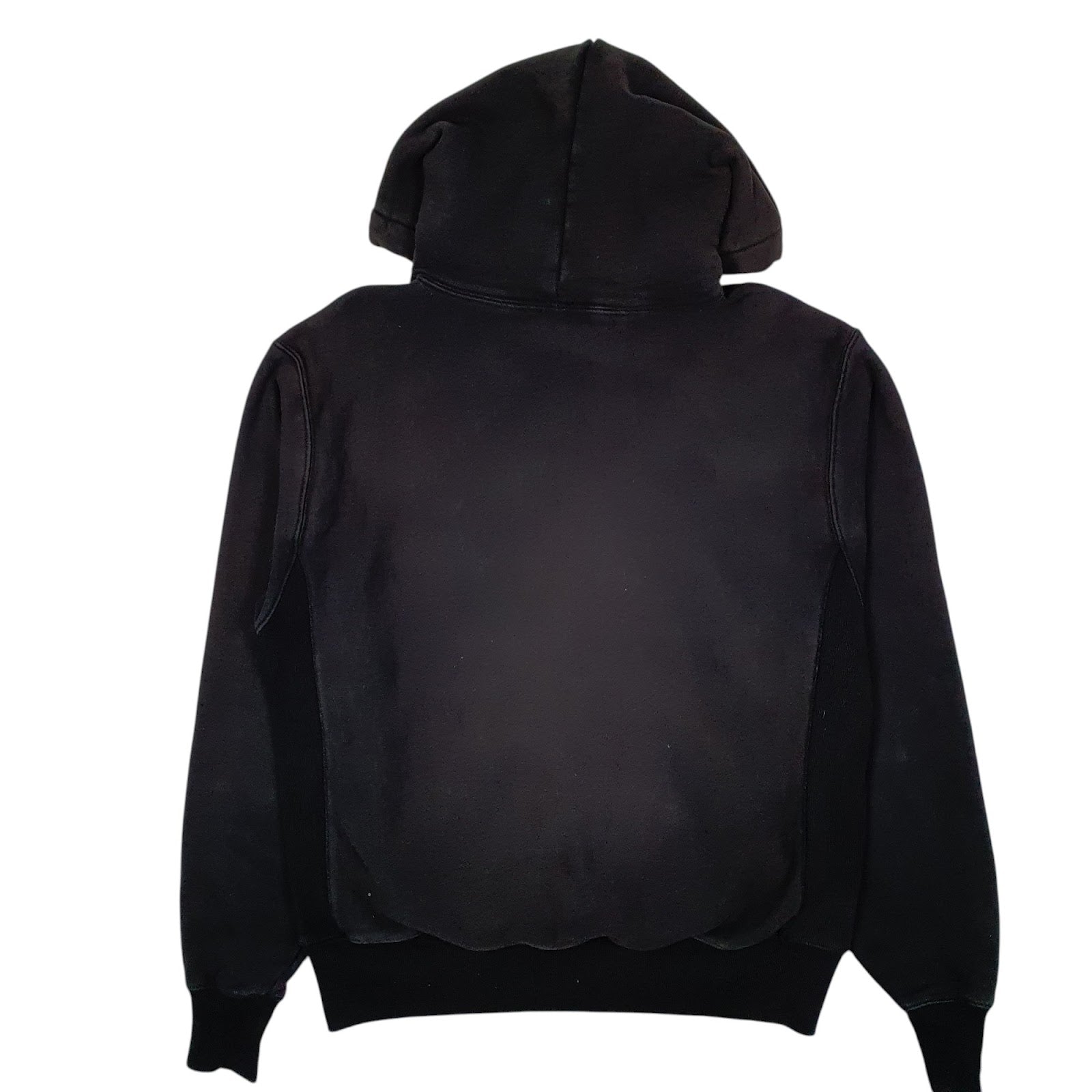 Mens Black Champion Reverse Weave Hoodie Jumper