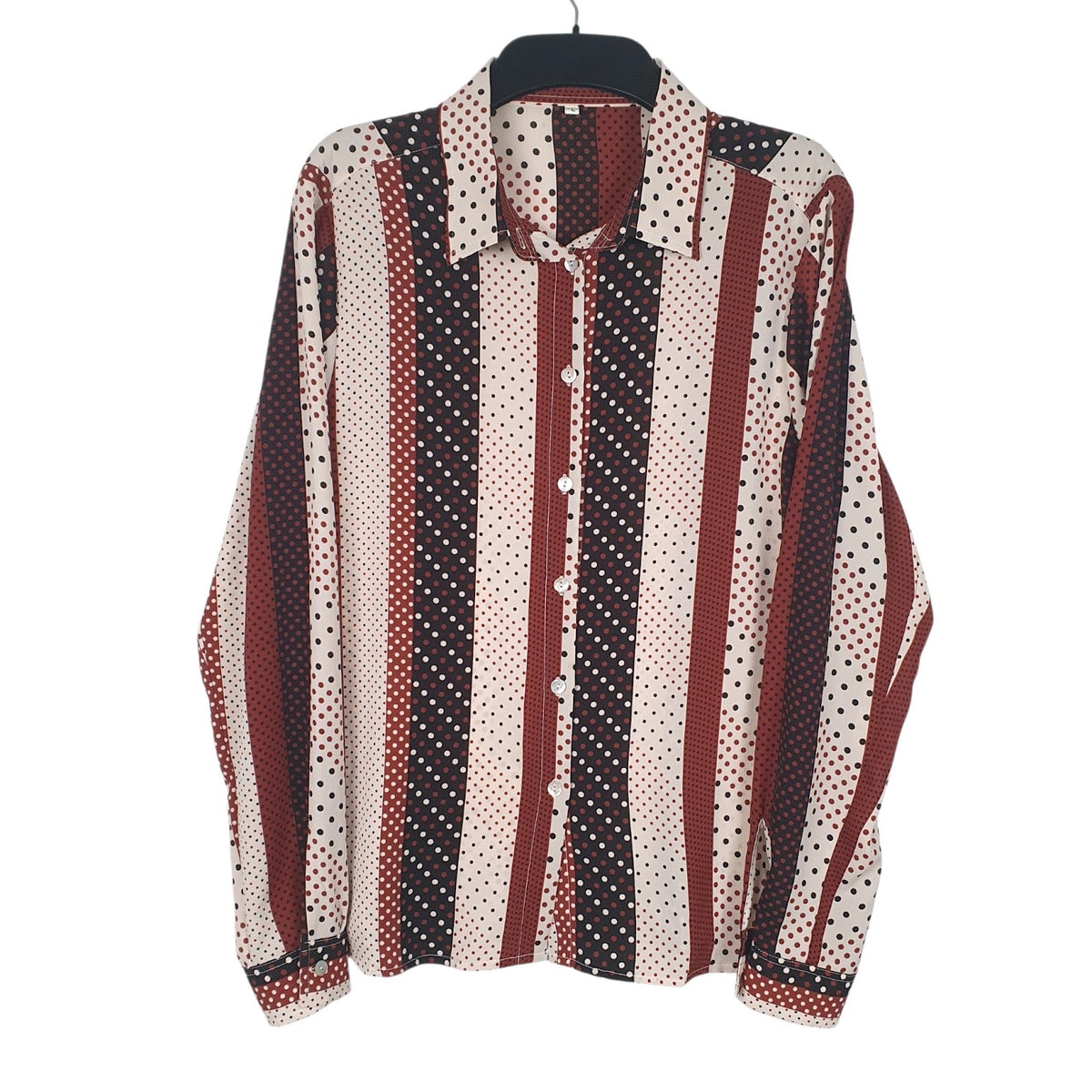 Womens Cream Unbranded  Long Sleeve Shirt