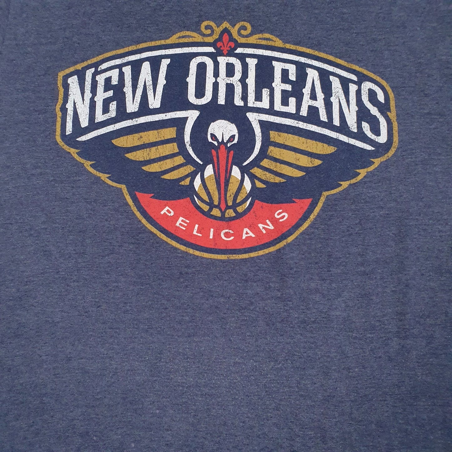 Mens Blue NBA New Orleans Pelican  T Shirt