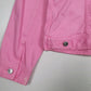 Womens Pink Chaps Type 3 Trucker  Coat