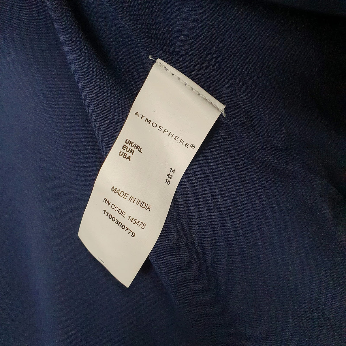 Womens Navy Atmosphere Windbreaker Blazer  Coat