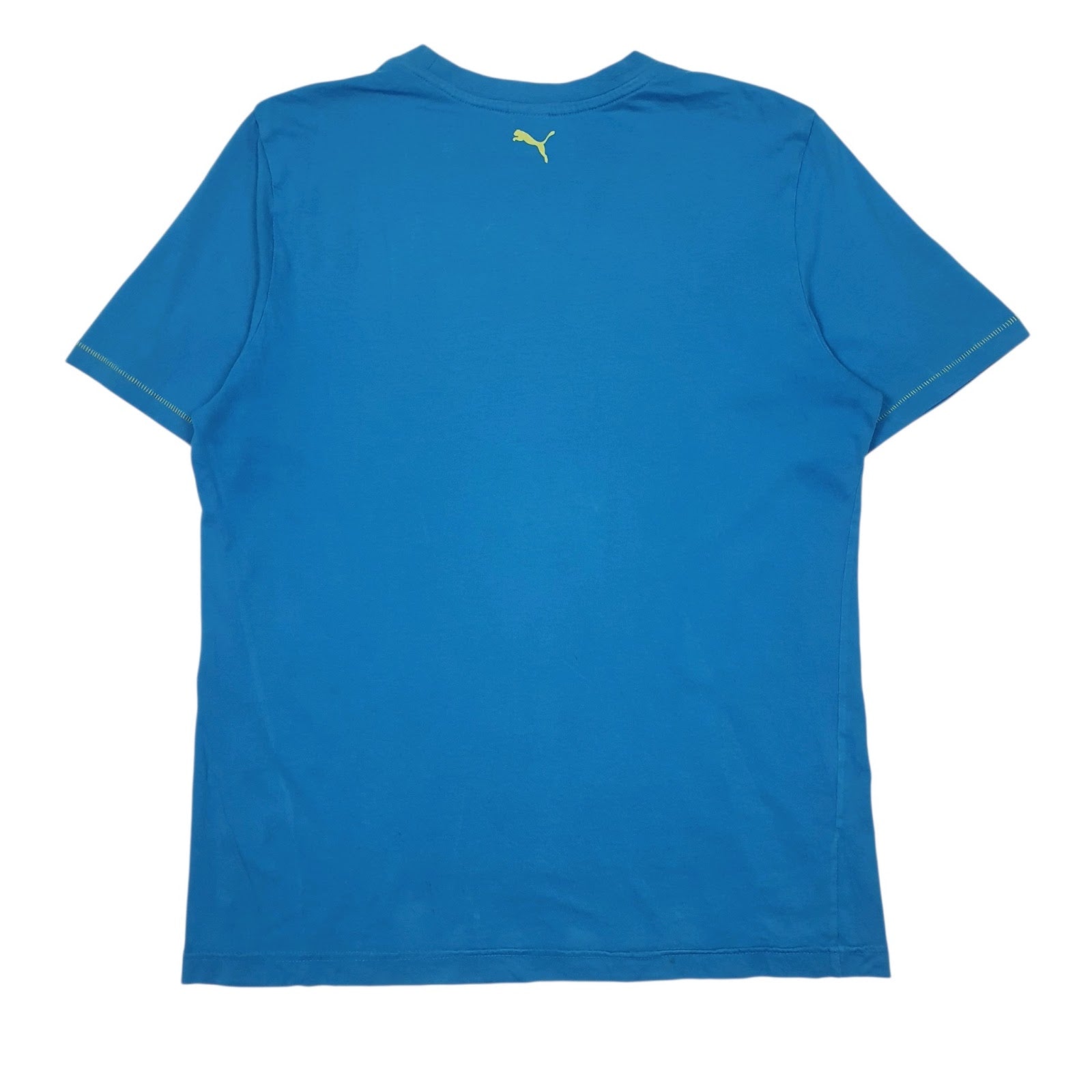 Womens White Puma Spellout  T Shirt
