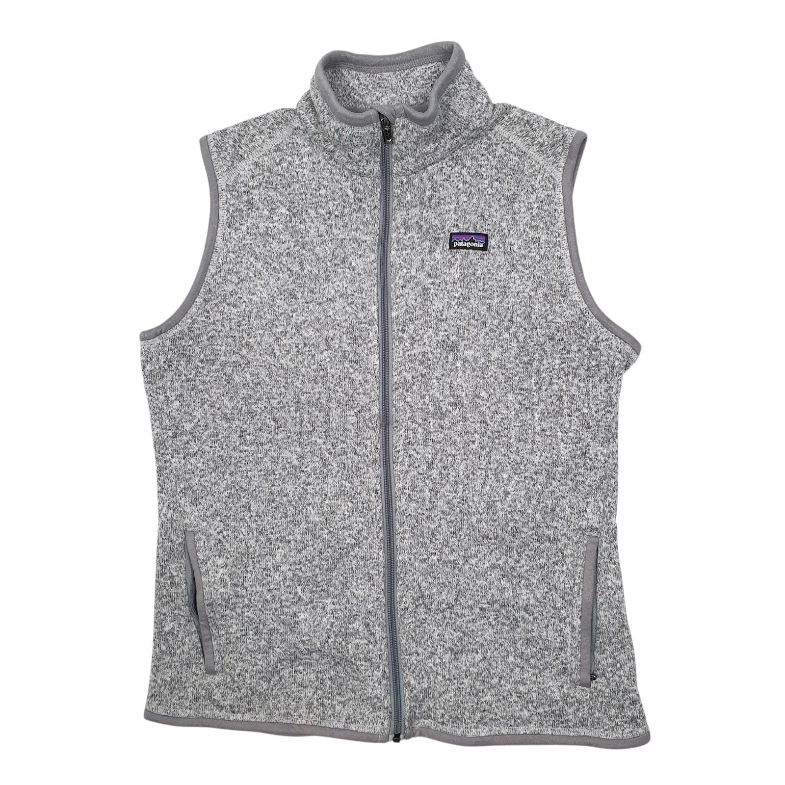 Womens Grey Patagonia Better Sweater Vest Bodywarmer Gilet Jumper