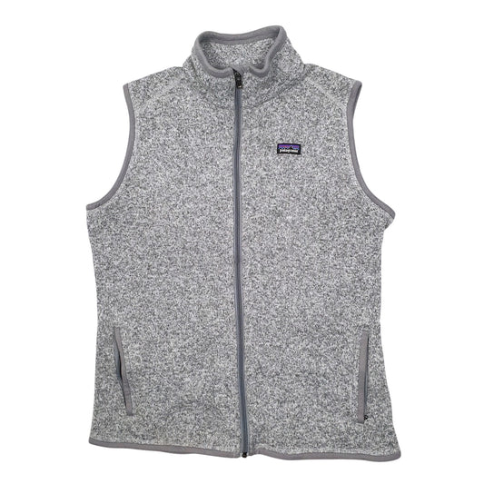 Womens Grey Patagonia Better Sweater Vest Bodywarmer Gilet Jumper