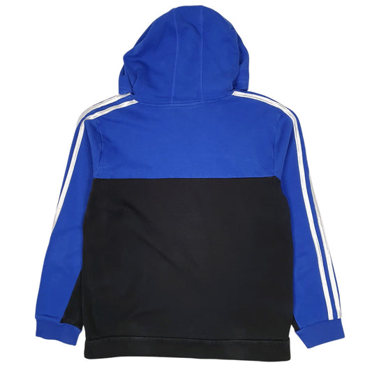 Mens Blue Adidas  Hoodie Jumper