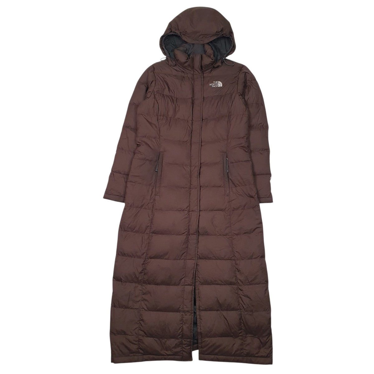 Womens Brown The North Face 700 Longline  Coat