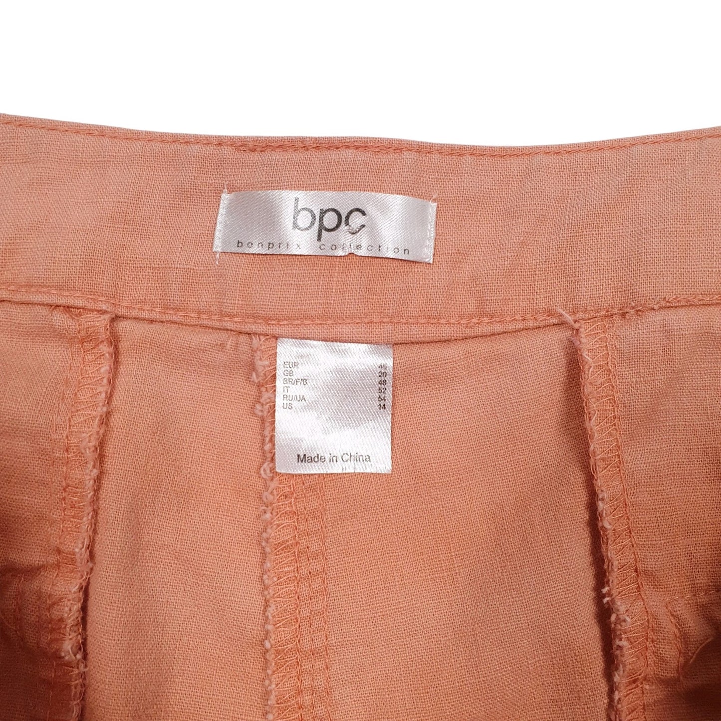 Womens Pink BPC Collection Linen Mixture  Shorts
