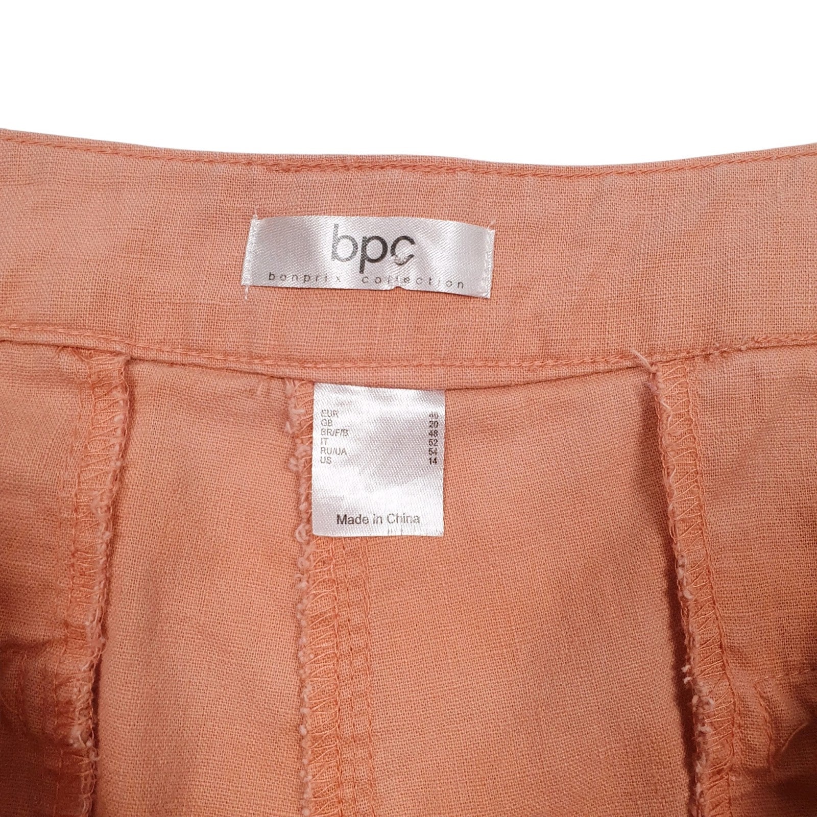 Womens Pink BPC Collection Linen Mixture  Shorts