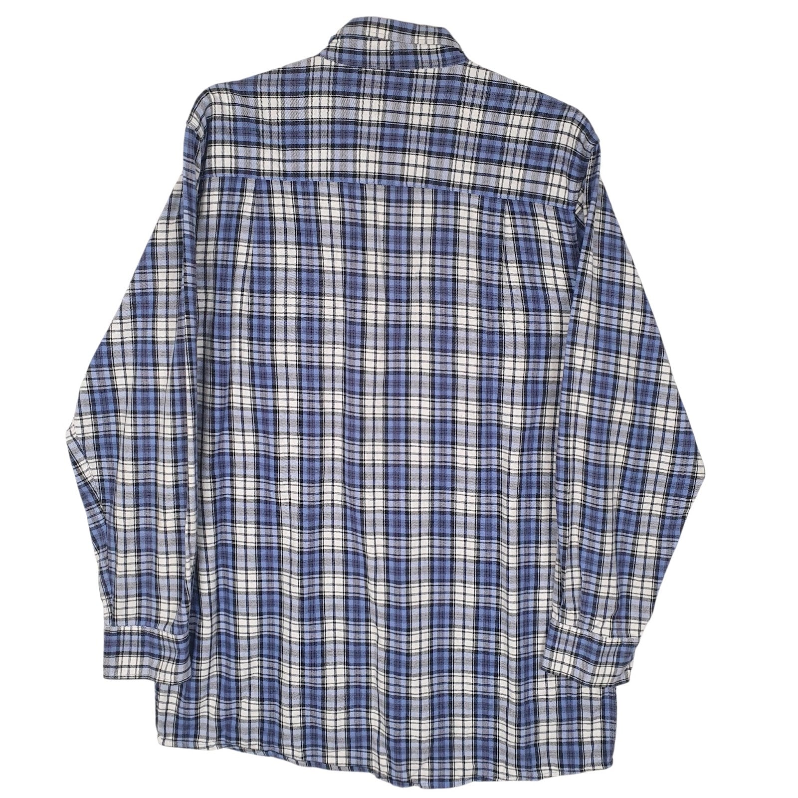 Mens Blue Worker Flannel  Shirt