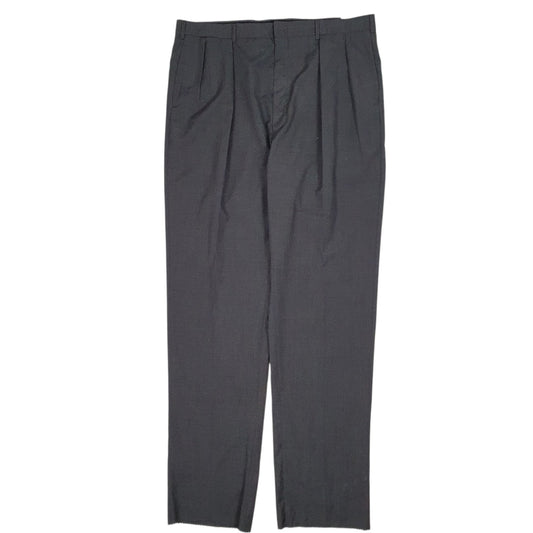 Mens Grey Polo Ralph Lauren Unhemmed Formal Trousers