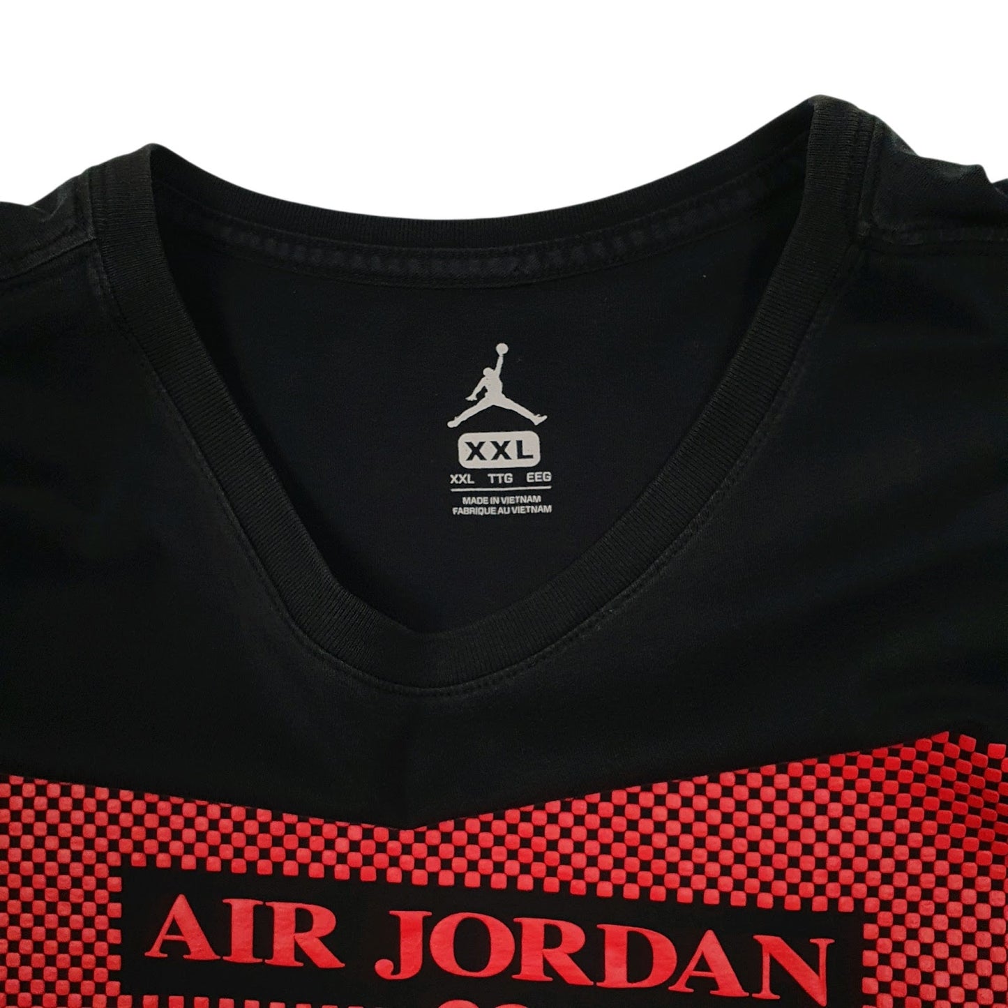 Mens Black Nike Air Jordan Basketball  T Shirt
