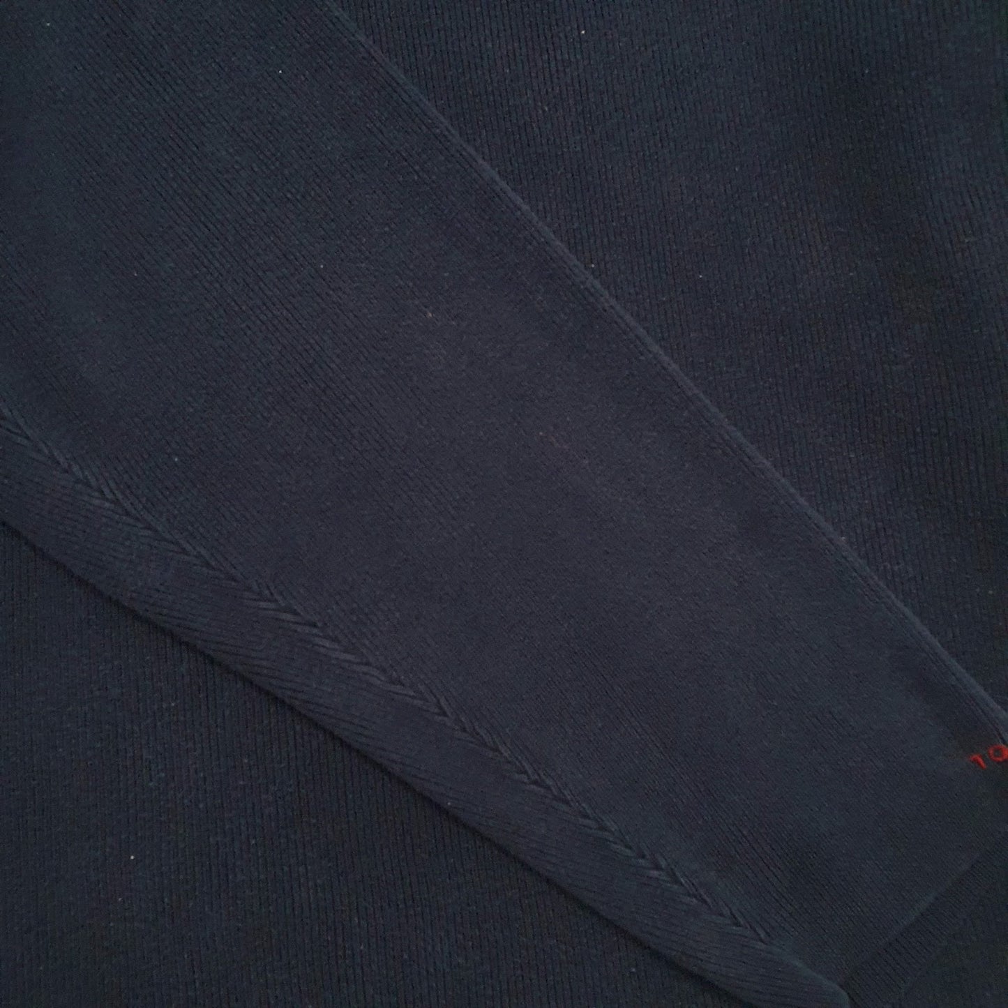 Womens Navy Tommy Hilfiger  V Neck Jumper