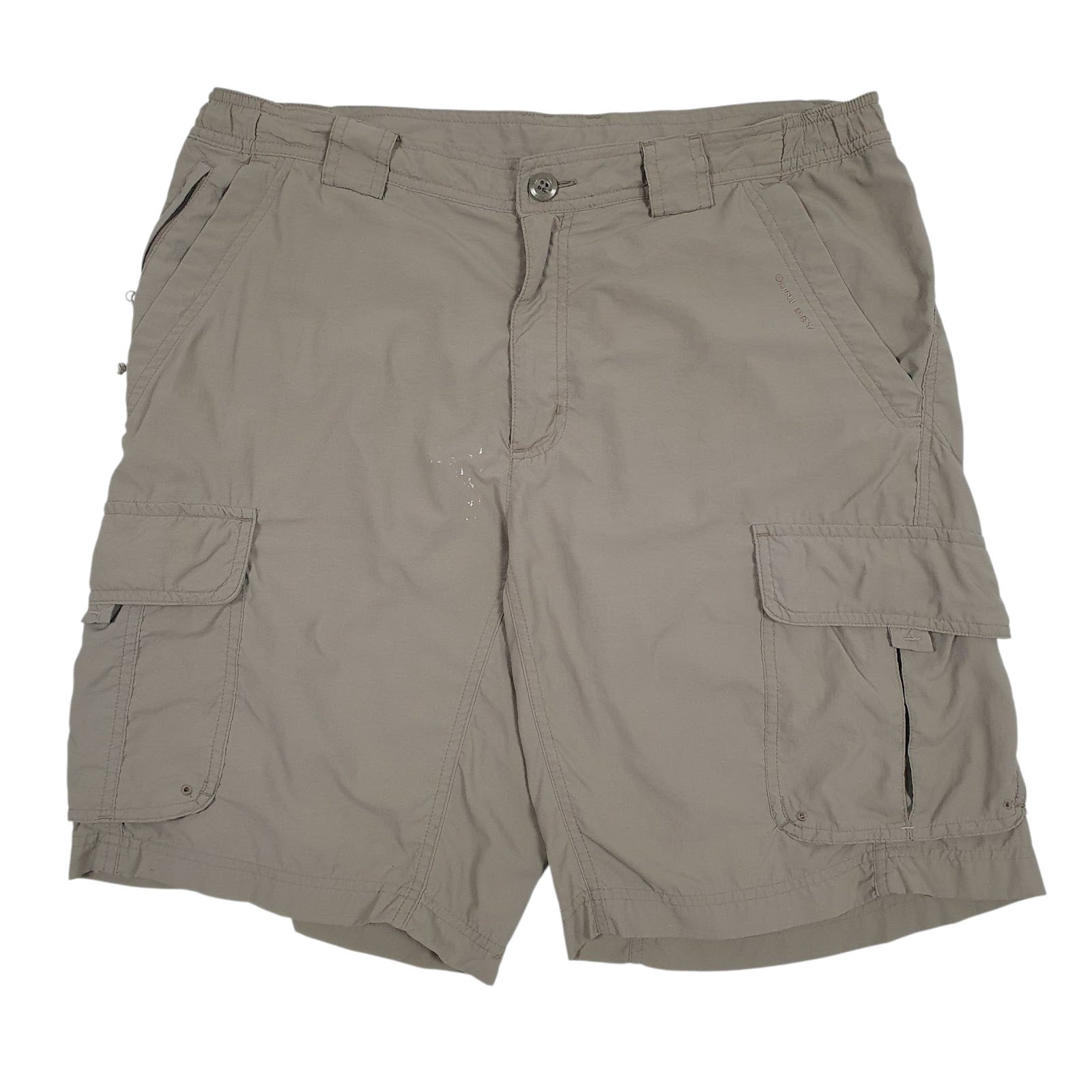 Mens Green Columbia Sportswear Company Omni-Shield Cargo Shorts