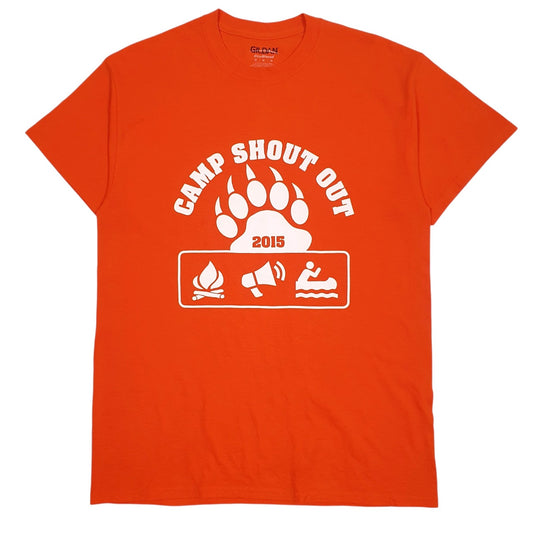 Mens Orange Gildan  Short Sleeve T Shirt