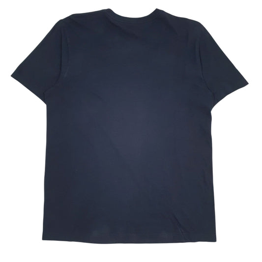 Mens Navy Nike Swoosh  T Shirt