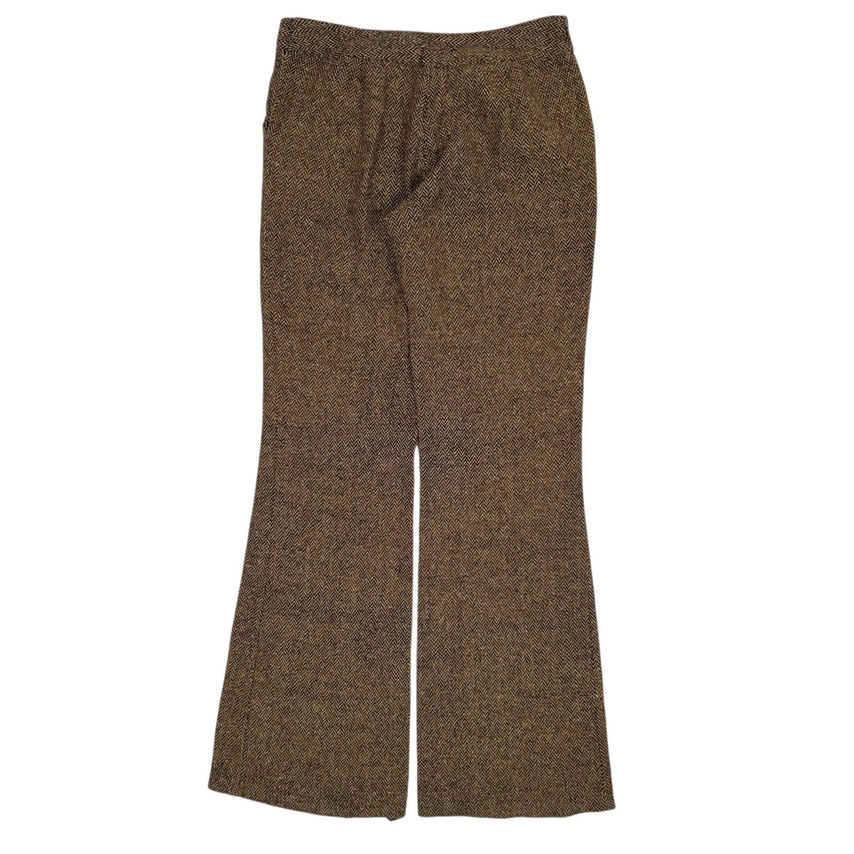 Womens Brown Unbranded Herringbone Tweed  Trousers