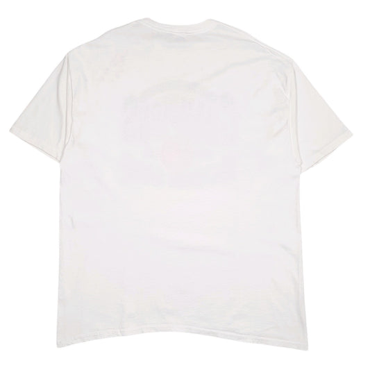 Mens White Fruit Of The Loom Vintage 00s National Champions Michigan State  T Shirt