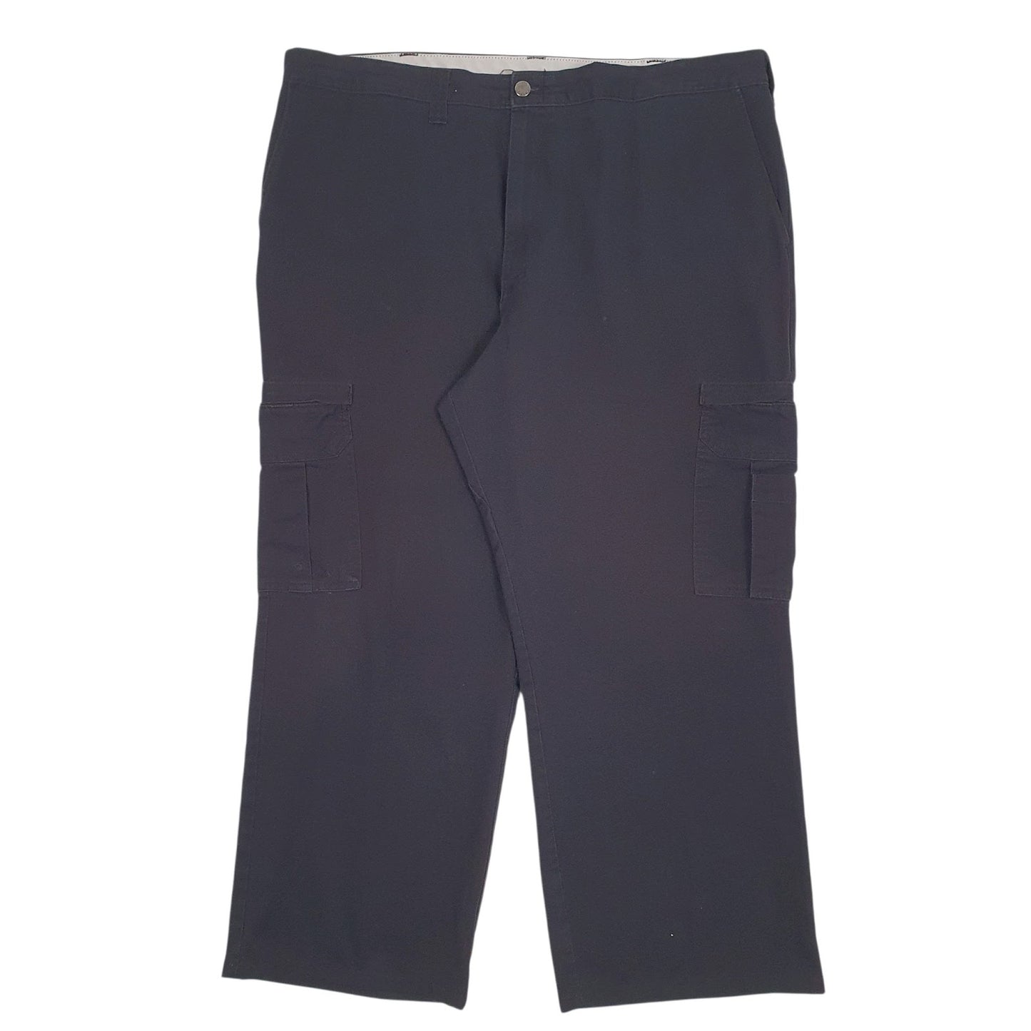 Mens Black Dickies Workwear Cargo Trousers