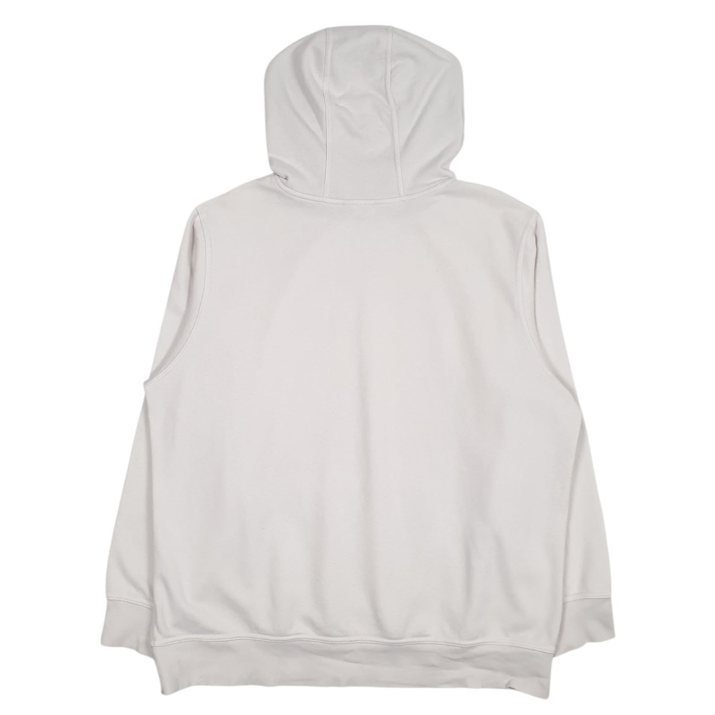 Mens White The North Face Spellout Hoodie Jumper