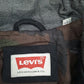 Mens Black Levis Padded  Coat