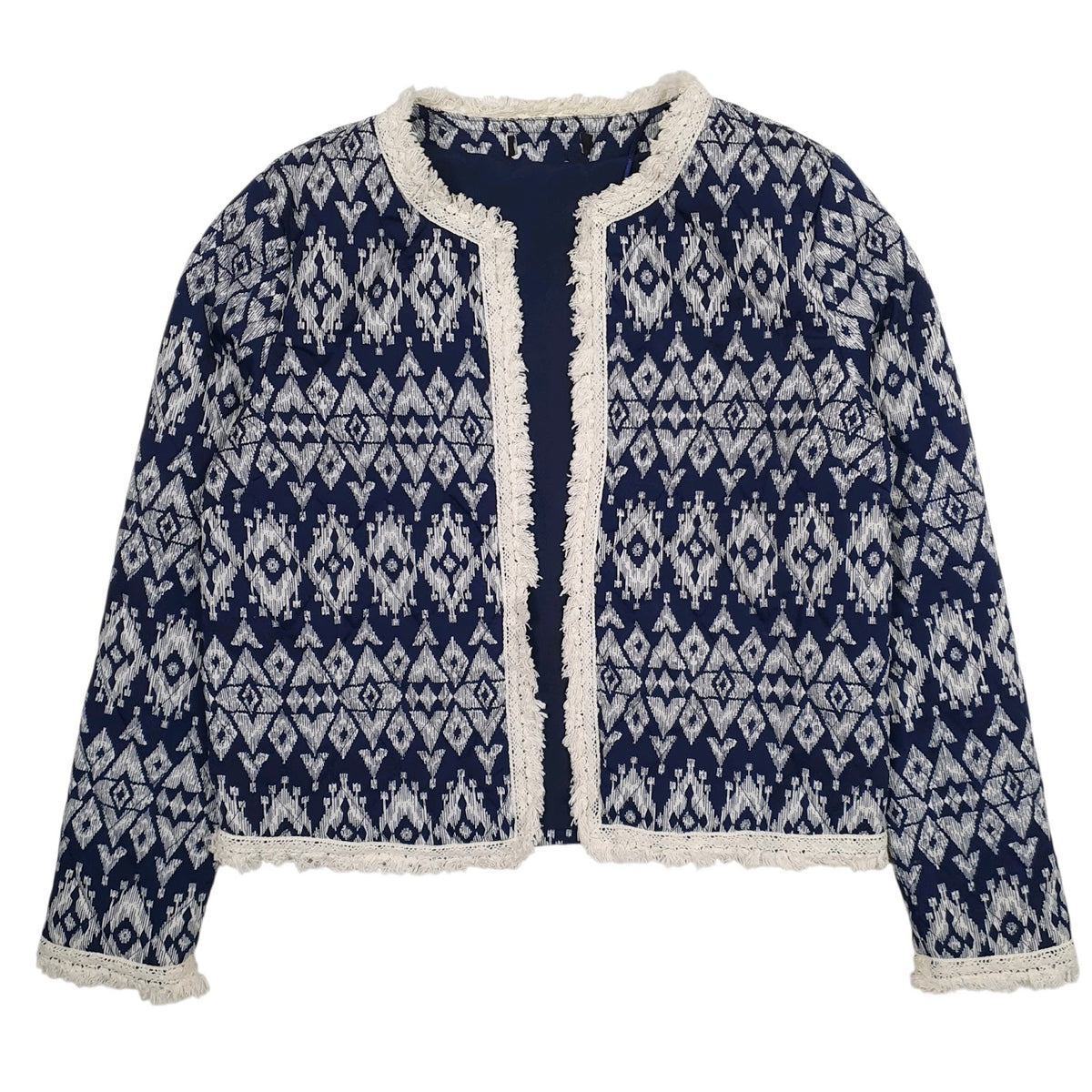 Womens Navy Atmosphere Windbreaker Blazer  Coat