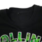 Mens Black Rolling Stoned   T Shirt