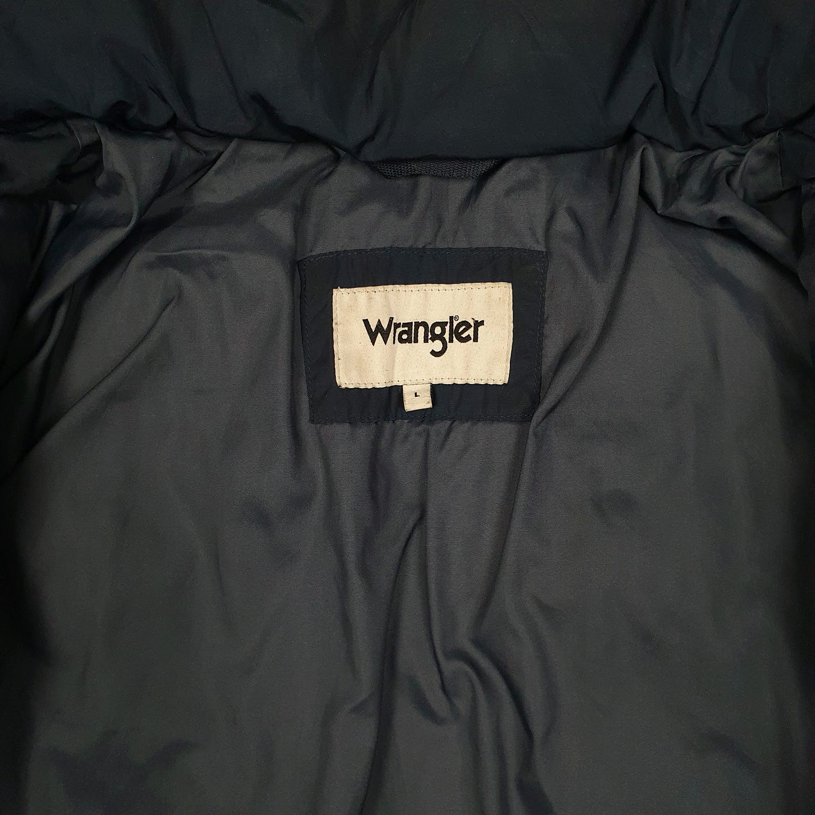 Mens Navy Wrangler   Coat