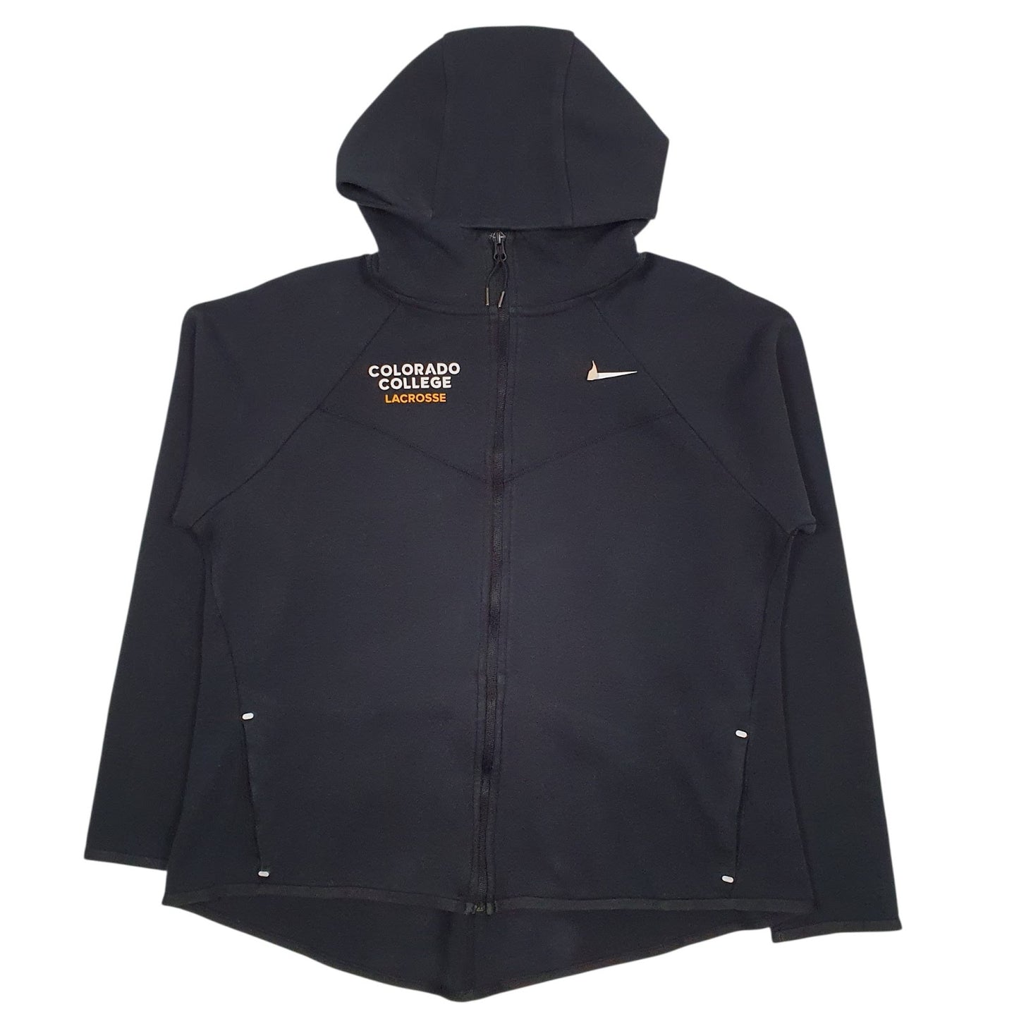 Womens Black Nike Colorado College Lacrosse Full Zip Jumper