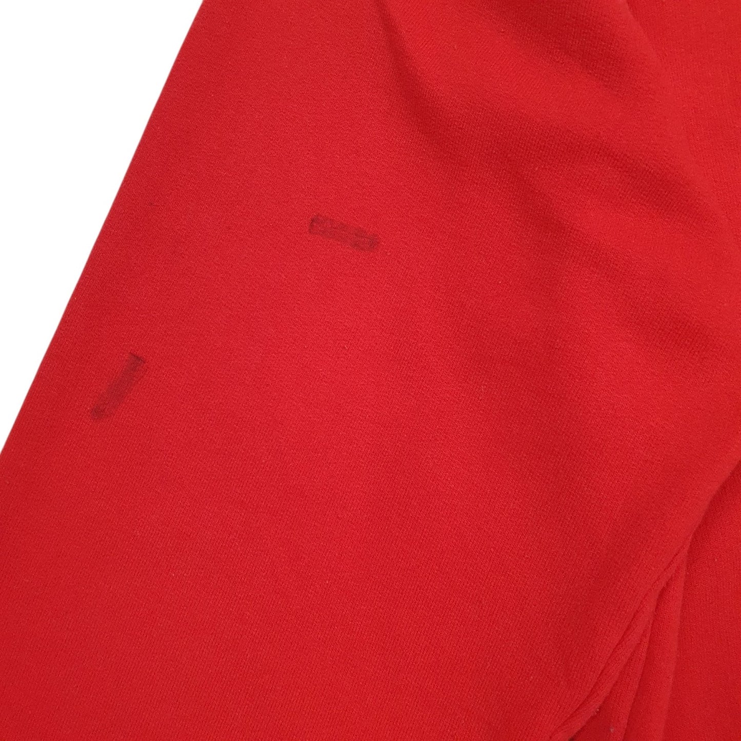 Mens Red Champion Spellout Hoodie Jumper