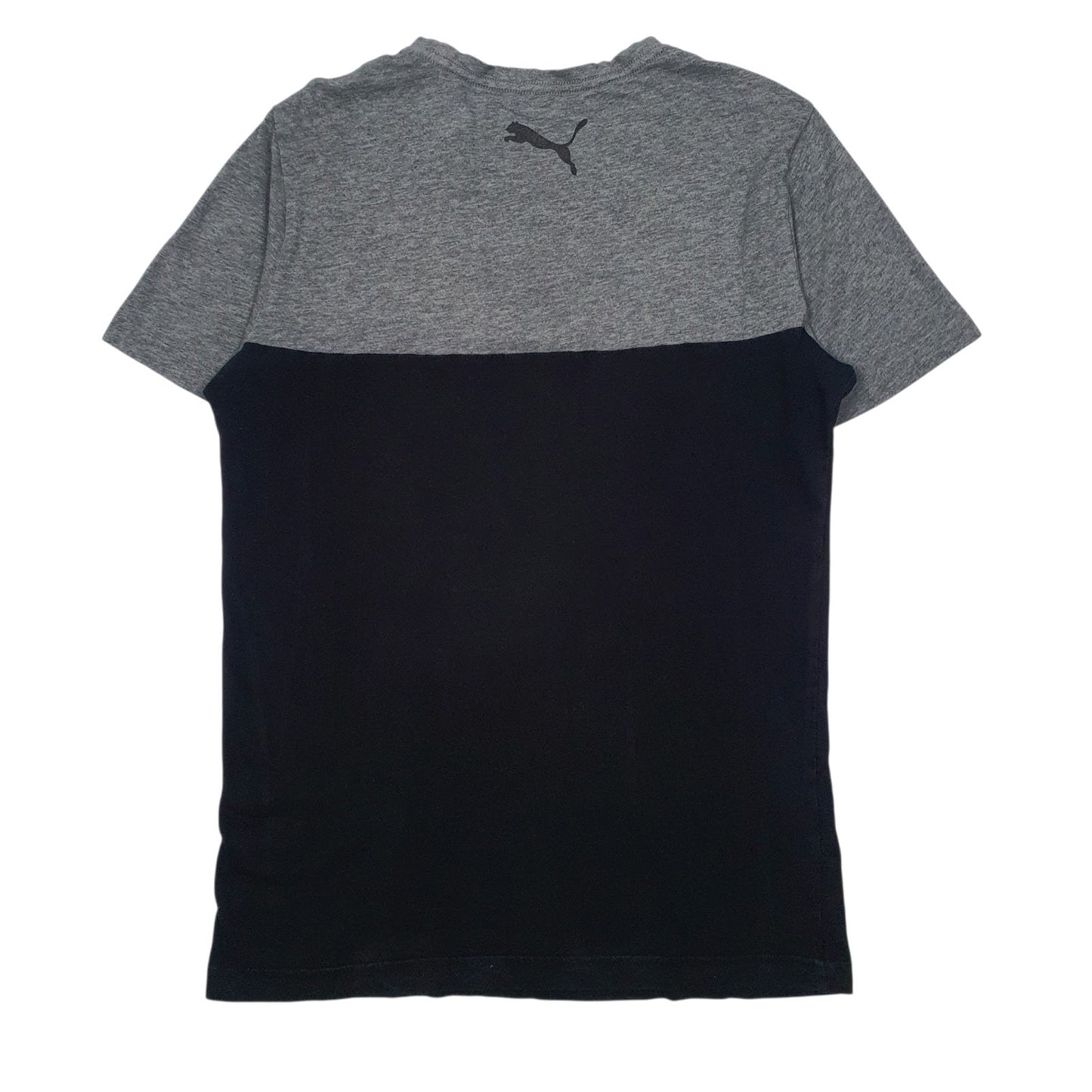 Mens Black Puma Spellout  T Shirt