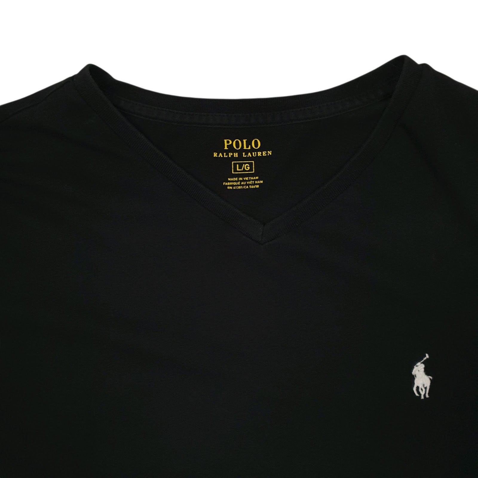 Mens Black Polo Ralph Lauren   T Shirt