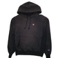 Mens Black Champion Reverse Weave Hoodie Jumper