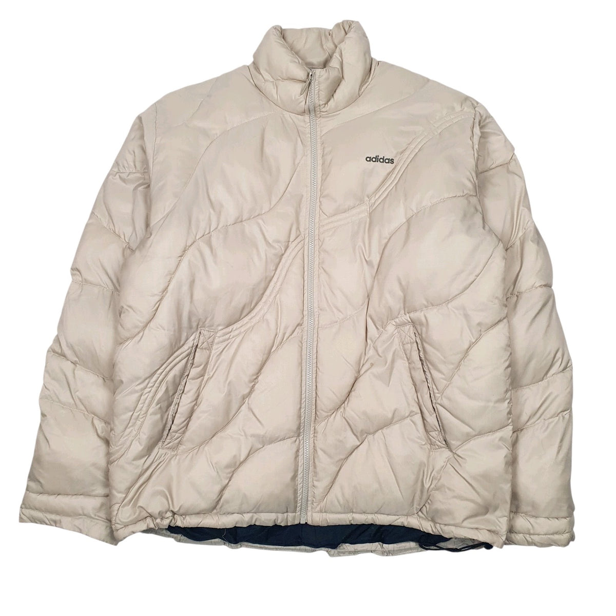 Mens Beige Adidas Vintage 00s  Coat