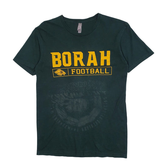 Mens Green Unbranded Borah Football Short Sleeve T Shirt